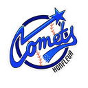 Logo équipe de baseball Les Comets d'Honfleur, club de baseball à Honfleur en Normandie